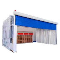 可移動(dòng)的噴漆車間 移動(dòng)伸縮房 自由控制 節(jié)約占地