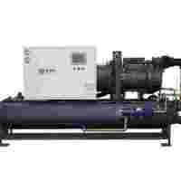 供應奧科牌50HP水冷螺桿式冷水機組